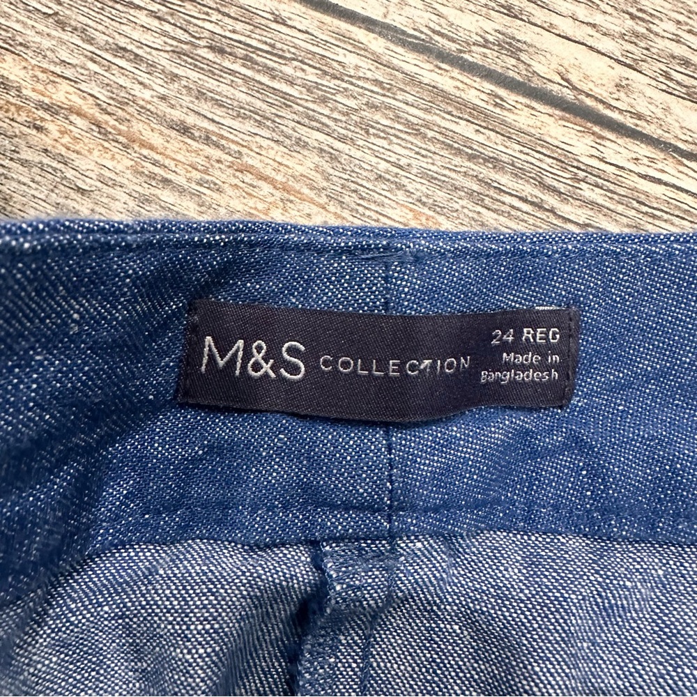 M&S Collection Women’s Plus Size Flax Linen Cotton Pants - Picture 6 of 6